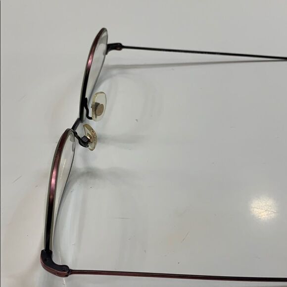 🌷Geoffrey Beene Eyeglass Frame Full Rim Burgundy - Picture 6 of 8